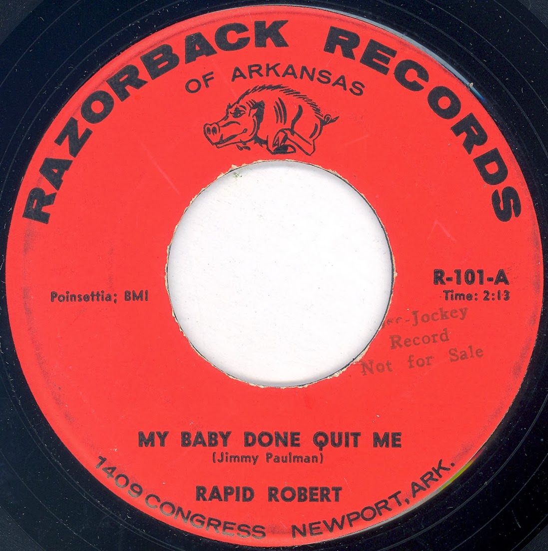 Arkansas 45rpm Records: Razorback