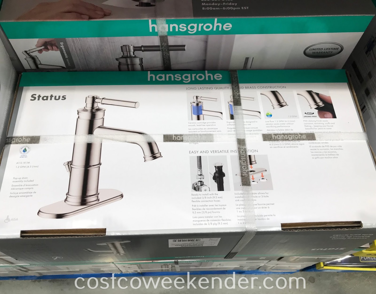 Hansgrohe Status Lavatory Faucet Costco Weekender
