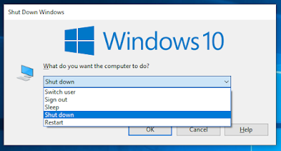 Cara Shutdown Windows Tanpa Menginstall Update