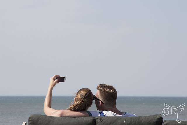 couple taking selfie