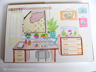 домик для бумажной куклы