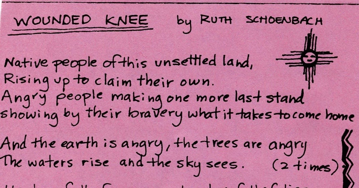 WOMEN'S ENCAMPMENT FOR A FUTURE OF PEACE & JUSTICE SoNG Wounded Knee