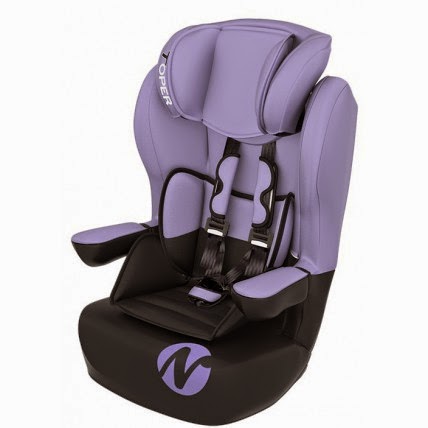 siège auto violet