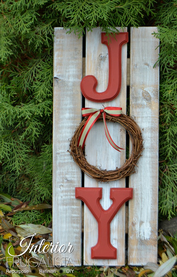Rustic Handmade Christmas Sign