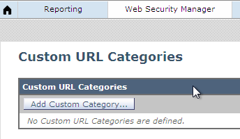 Setting up custom URLs in WSA