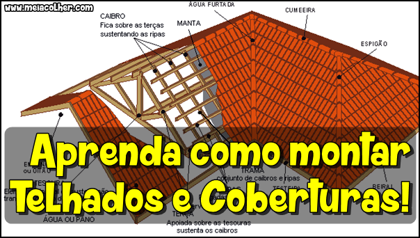 montagem telhado cobertura