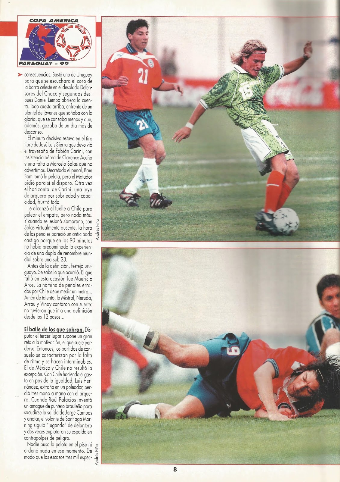 Partidos de la Roja [17/07/1999] ChileMéxico 12