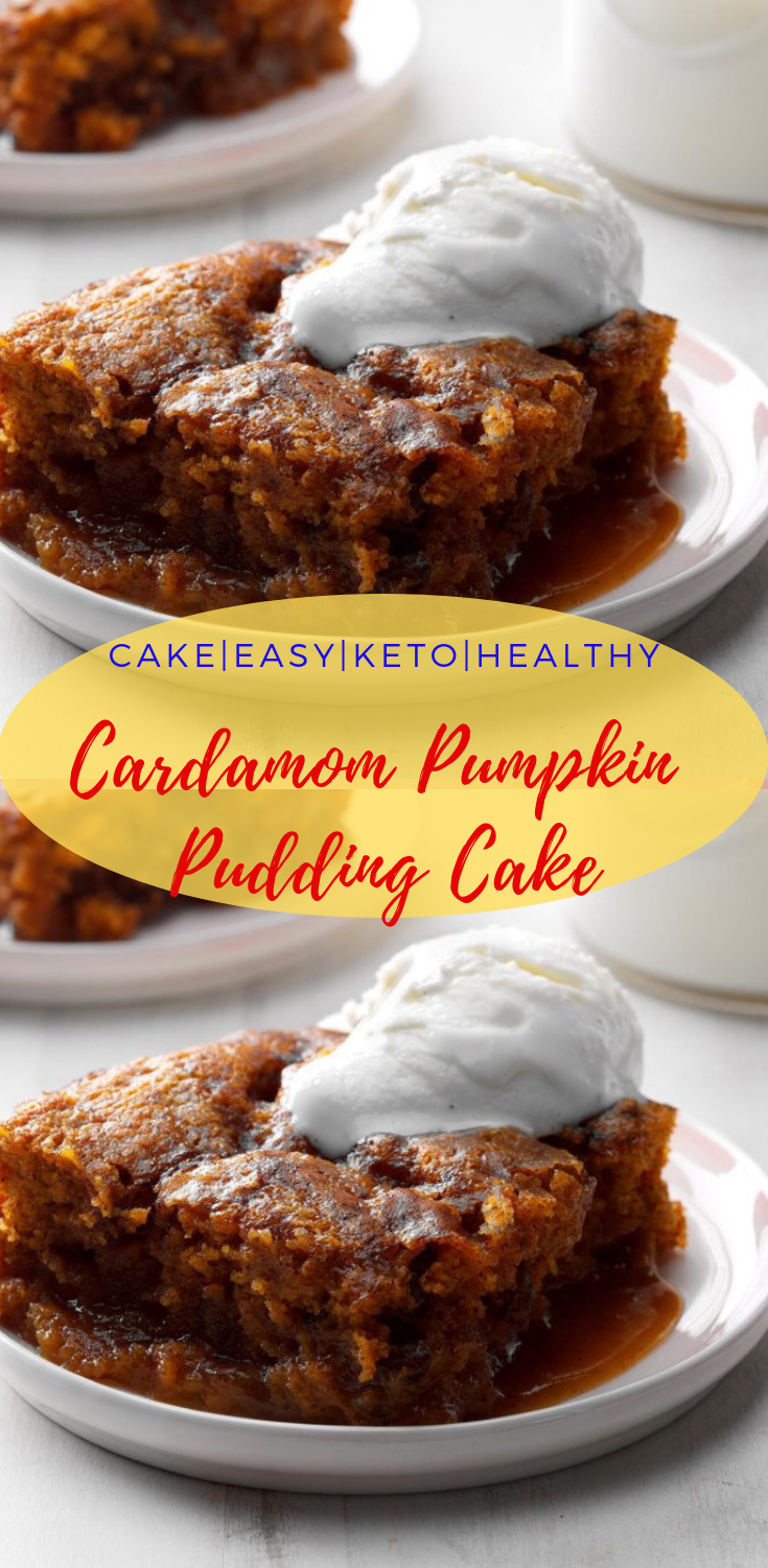Cardamom Pumpkin Pudding Cake Barbara Healthy