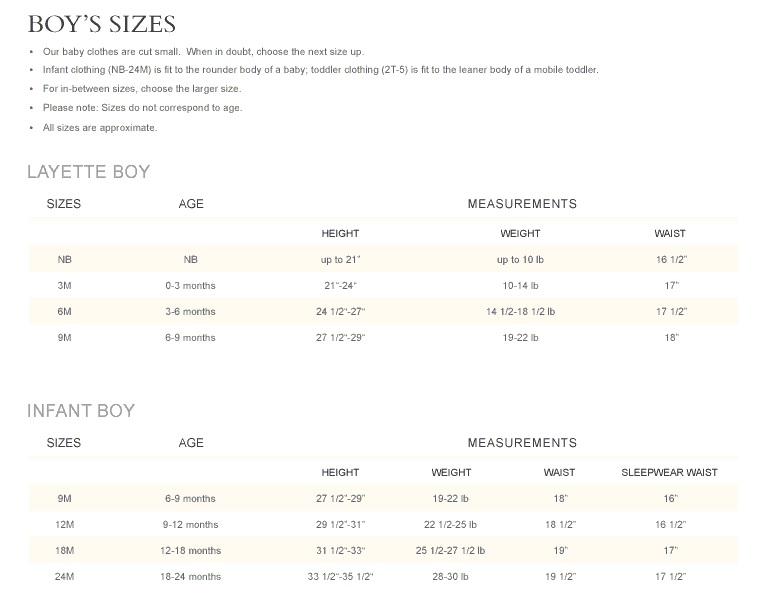 Ralph Lauren Size Chart Mens