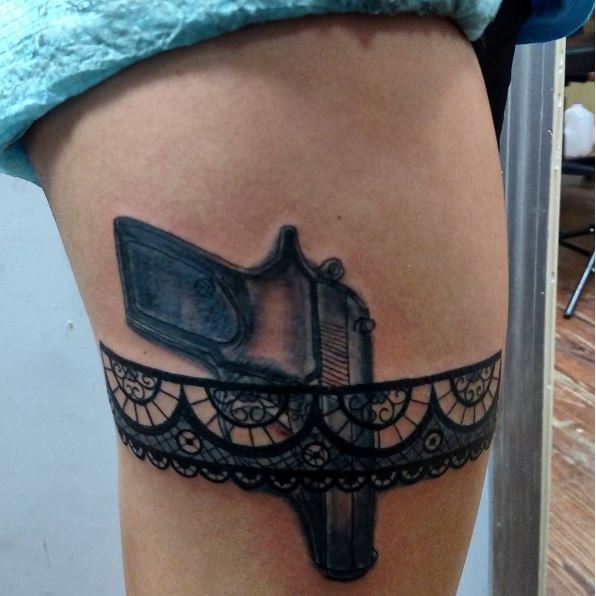 50 Leg Garter Tattoos Ideas and Designs For Women (2018) TattoosBoyGirl