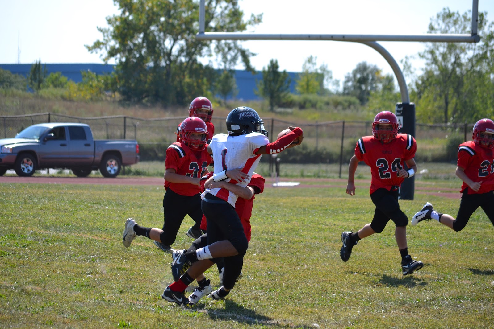 Penfield Youth Football & Cheer 2012 Red A at Northwest Falcons