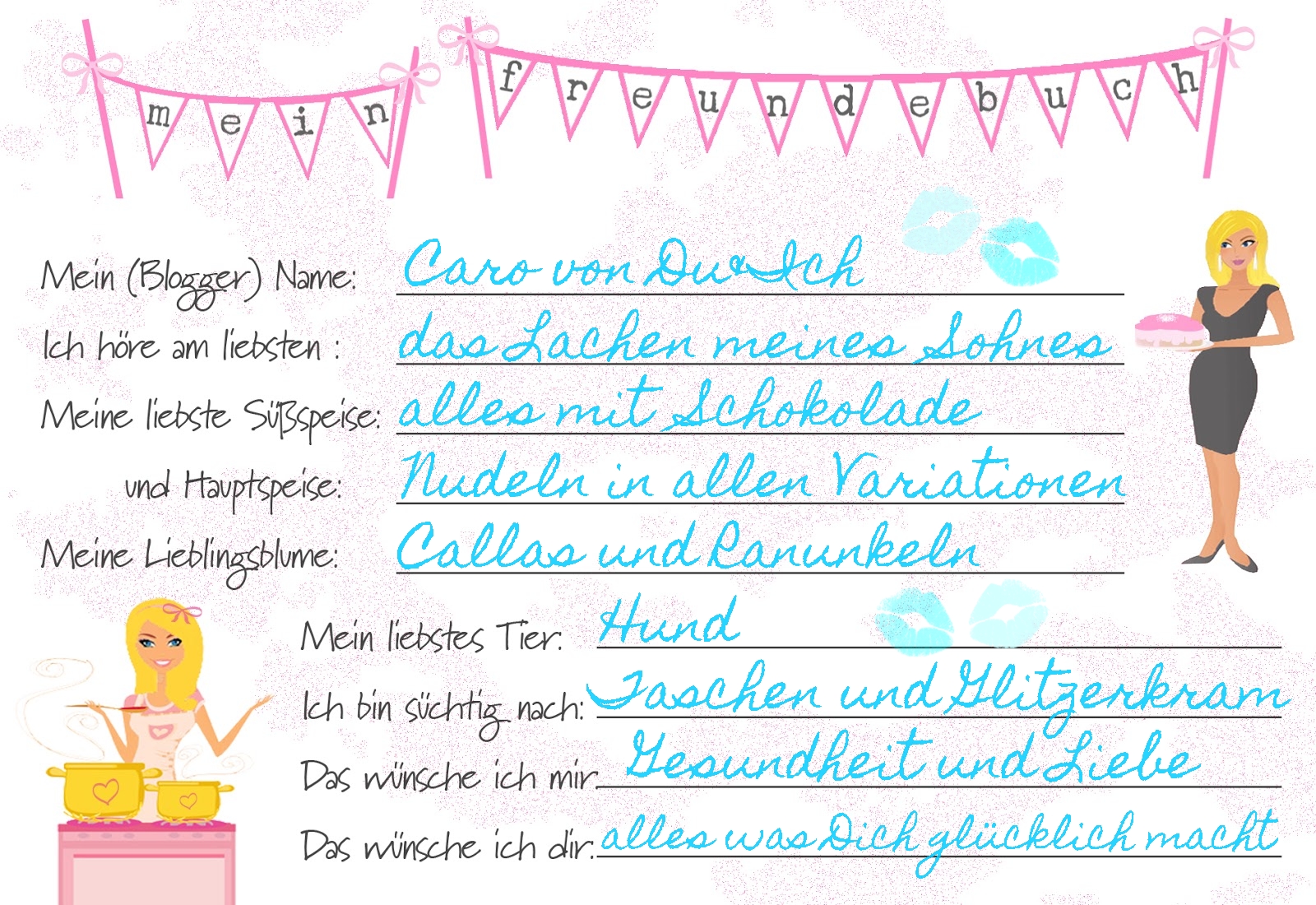 Das Mag Ich Gar Nicht Antworten DU & ICH: Blätterteig & Freundebuch