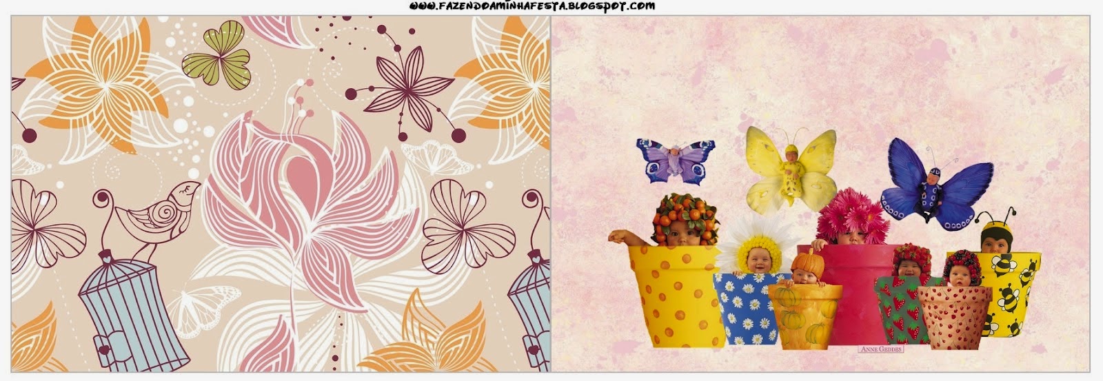 Bebés de Anne Geddes: Etiquetas de Candy bar para Primavera. Etiquetas de Bebés de Anne Geddes para imprimir gratis.