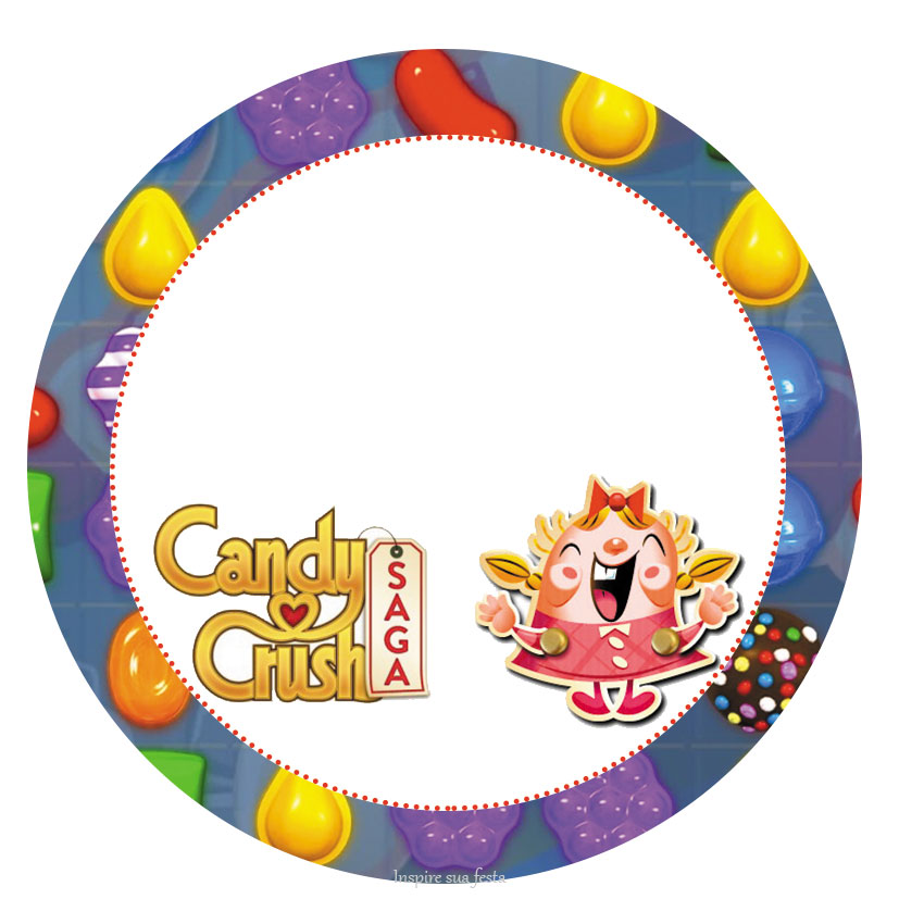Candy Crush Party Free Printable Candy Bar Labels. Oh My Fiesta! for Geeks