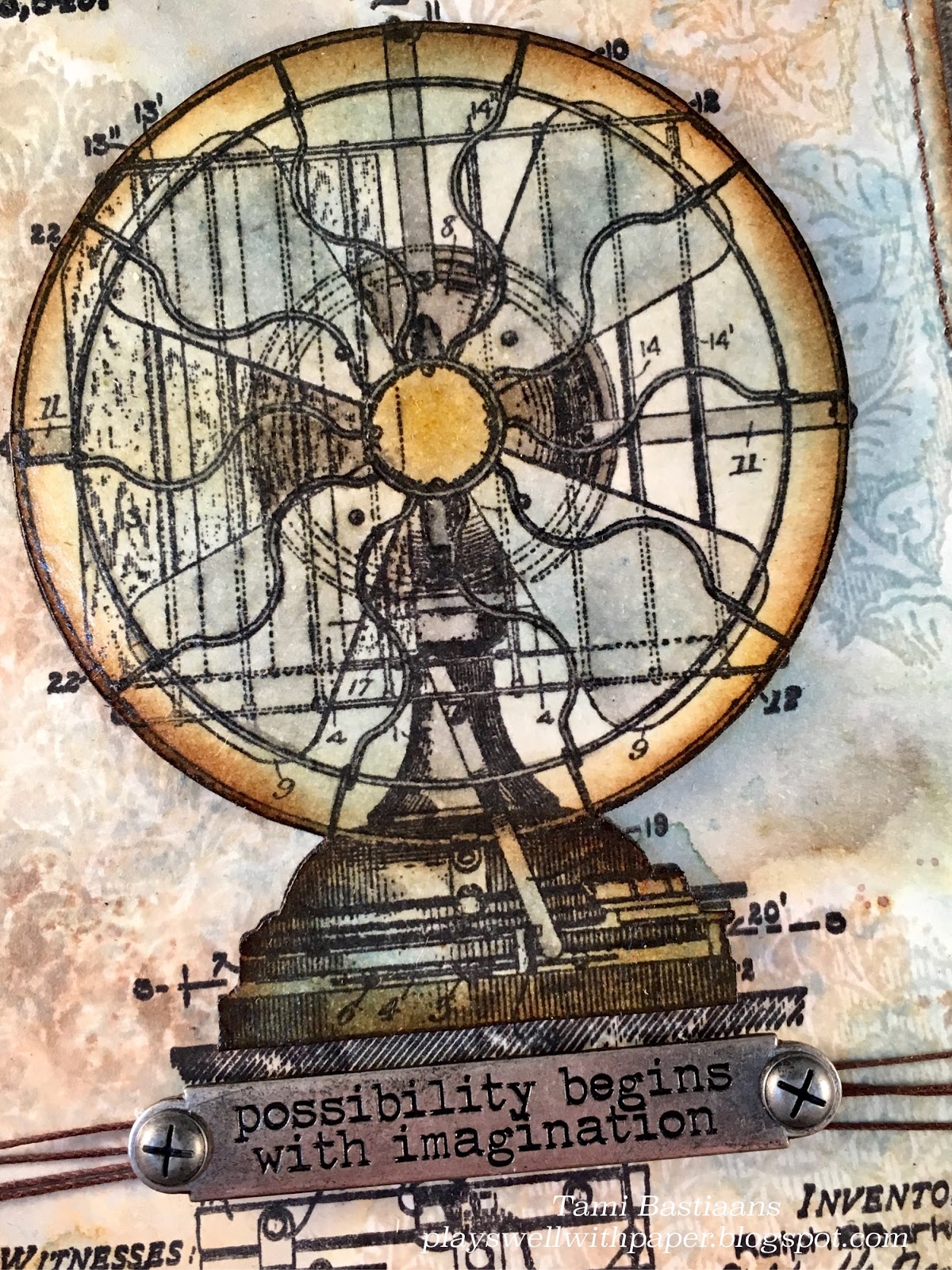 Plays Well With Paper Inventor Fan and Watermark Resist