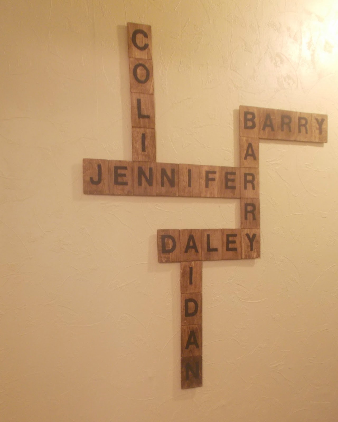 Sweet Magnolias Faux Vintage Letter Tiles (A Wall Art Project)