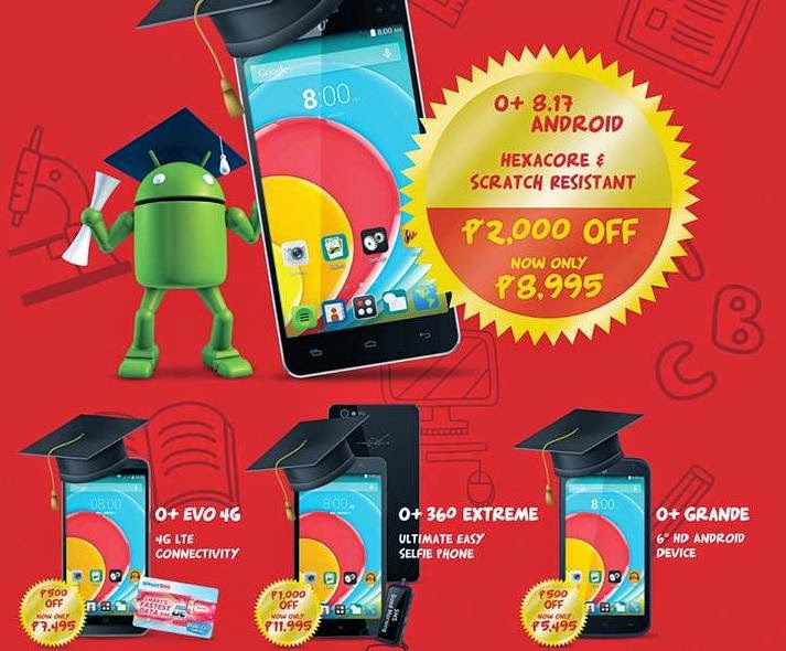 O+ Great Grad Sale, Get Up To Php2000 Off On Their Latest Gadgets