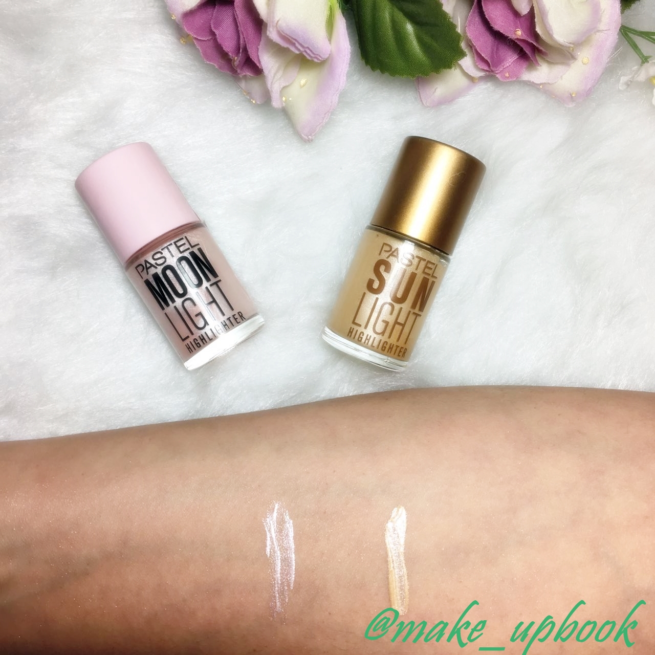 Pastel Highlighter Moon Light & Sun Light Aydınlatıcılar Makeup Book