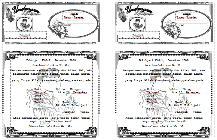 Download Undangan Gratis | Desain Undangan Pernikahan & Khitan