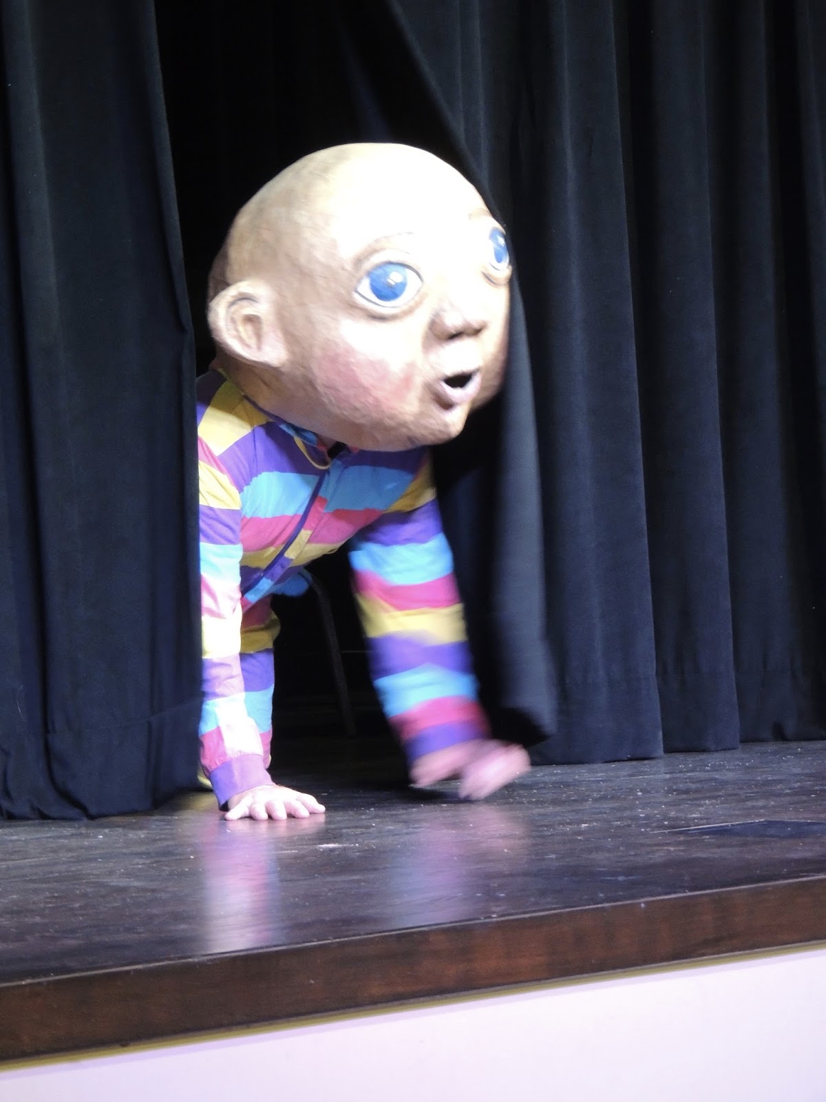 Paper Hand Puppet Intervention show in Wake Forest NC at the
