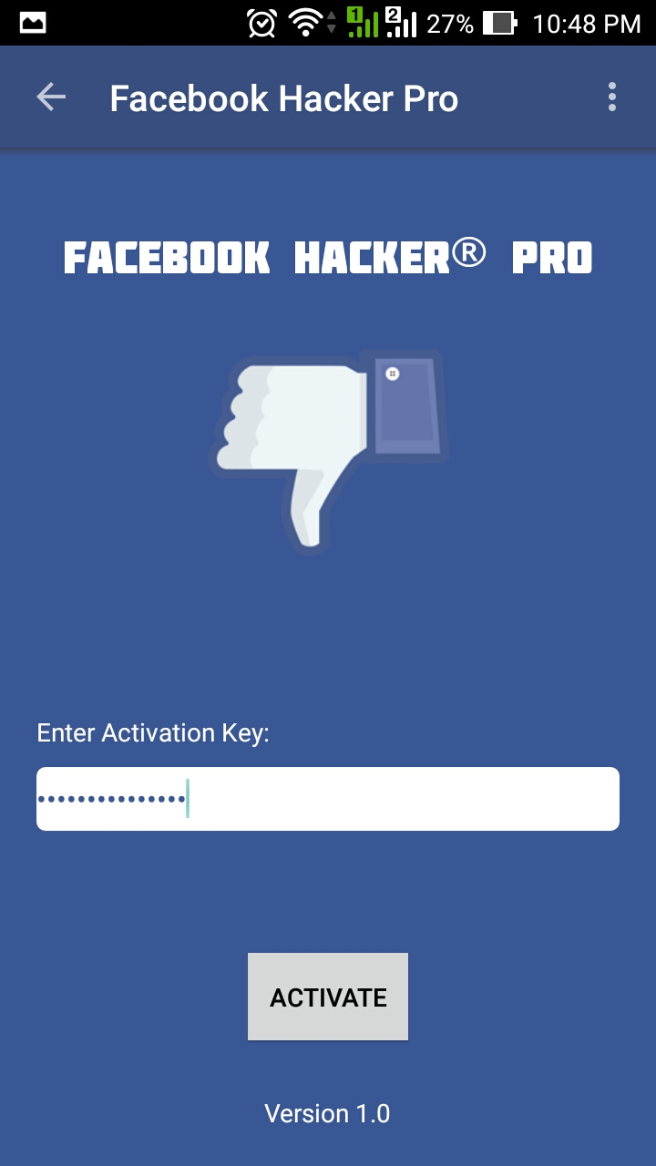 Download facebook freezer to hack facebook account