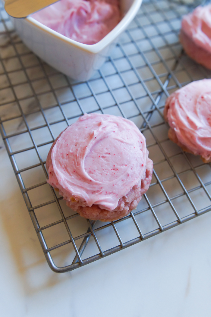 Raspberry Meltaway Cookies Bake at 350°