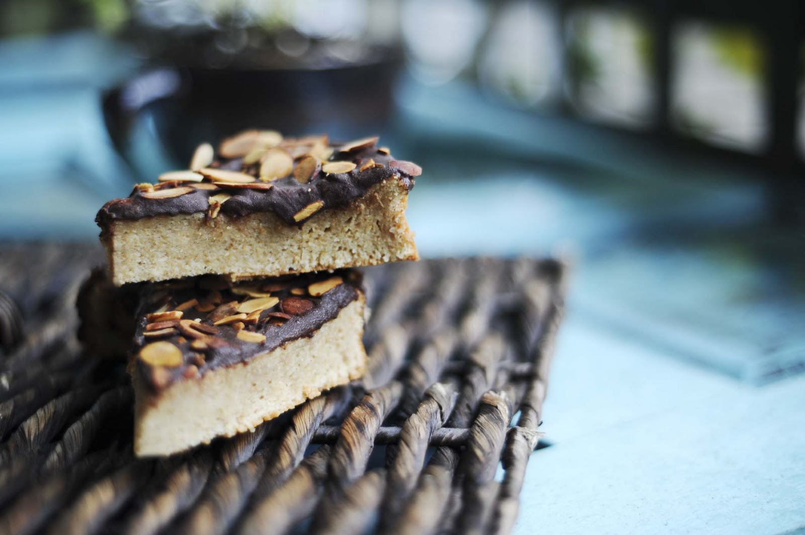 Two Girls {and a measuring cup!} Almond Brown Butter Cake