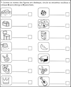 Atividades para alfabetização. Atividades para alfabetização.