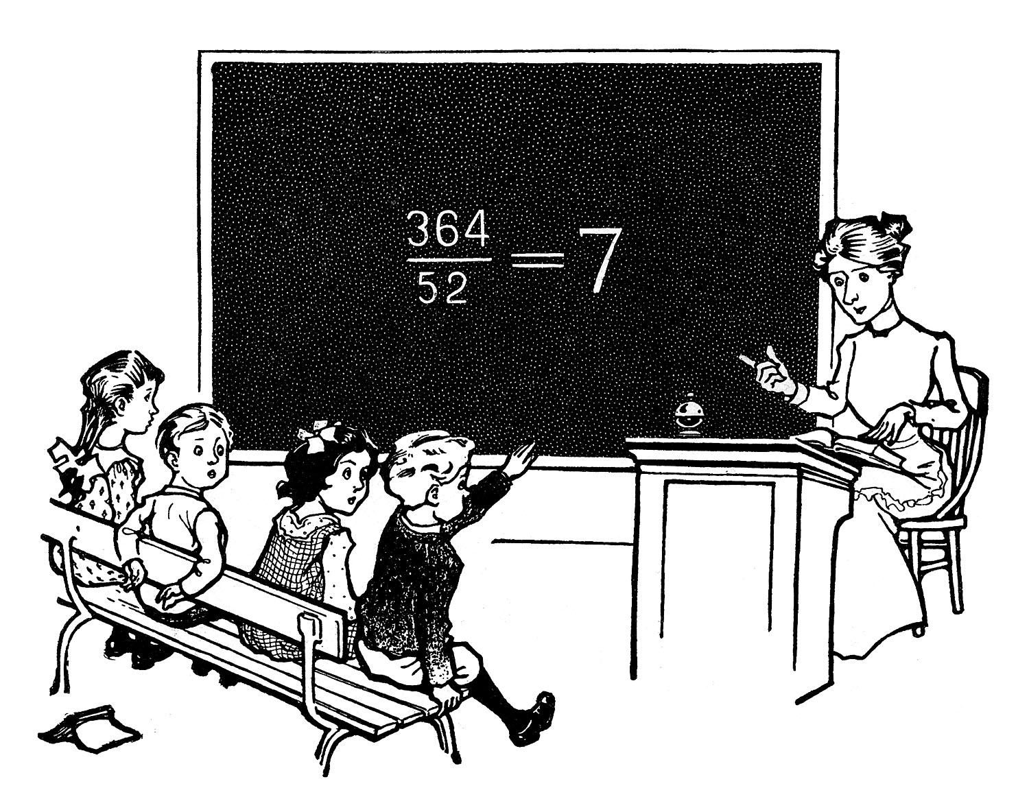 Math Class Clipart Black And White