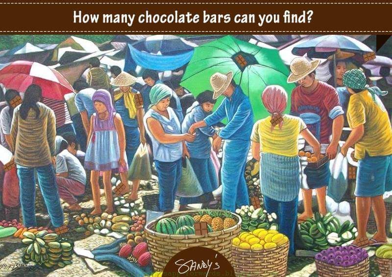 How many Chocolate Bars can you Find ?