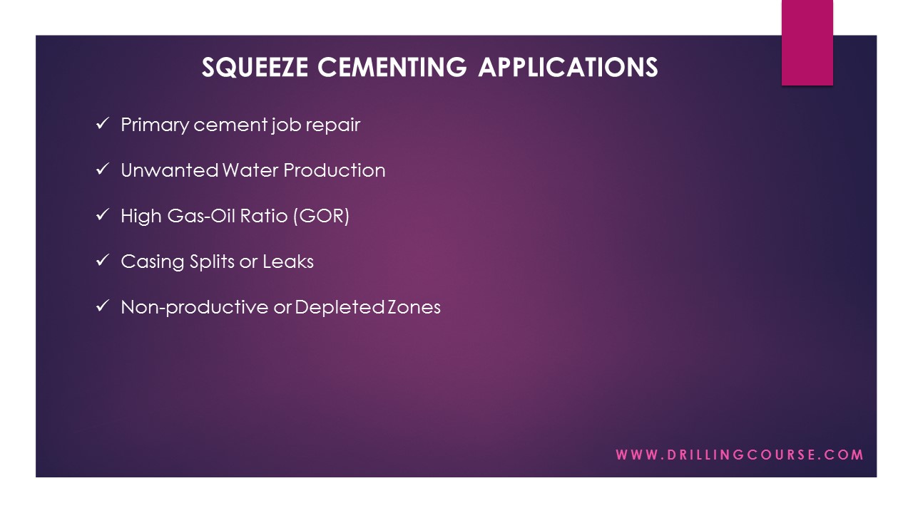 Presentation: Squeeze Cementing | Drilling Course