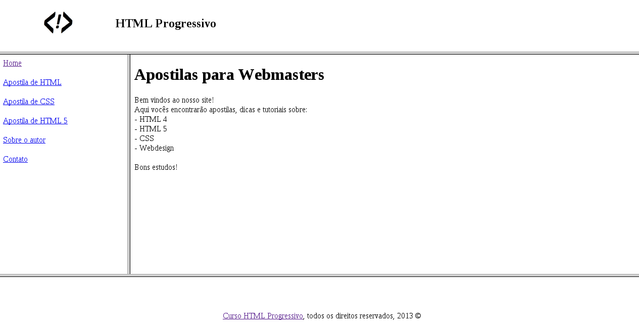 Frame dentro de Frame (aninhados) Como criar um site com cabeçalho