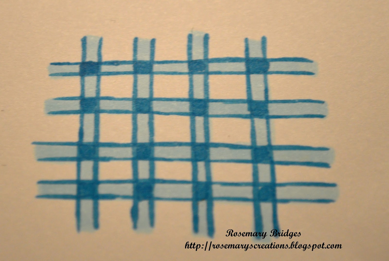 Yumi & Fumi Handmade Crafts Blog: Coloring Gingham with Rosie!