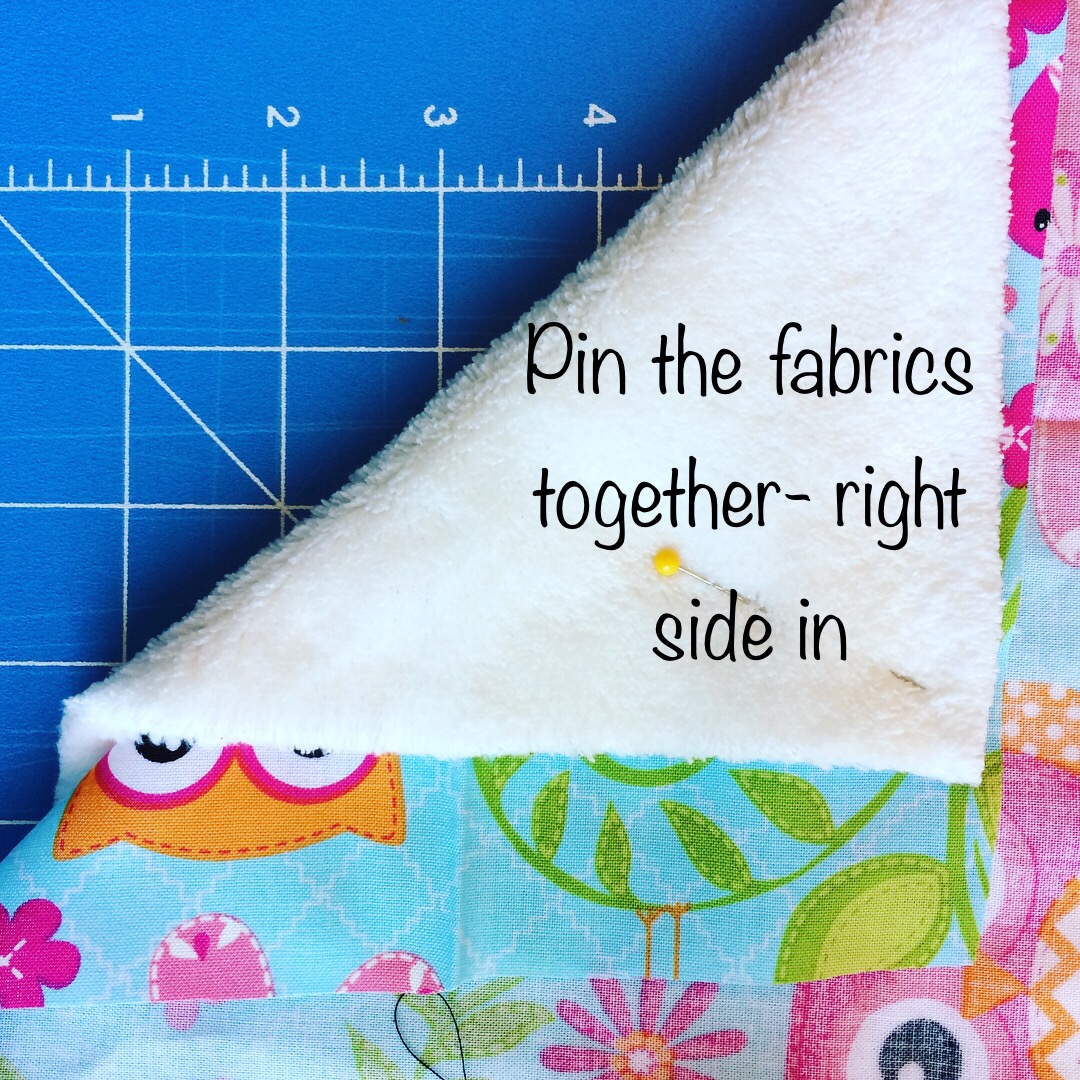 Our Family's Choretime Adventures How to sew a blanket