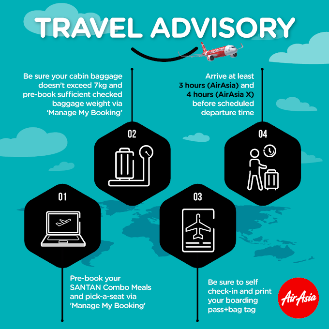 Tips & Trick Untuk Melancarkan Perjalanan dan Menjadikan Percutian Anda Lebih Bermakna Bersama AirAsia