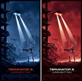 Thought Bubble 2017 Exclusive Terminator 2 Judgement Day Movie Poster Screen Print by Matt Ferguson x Vice Press