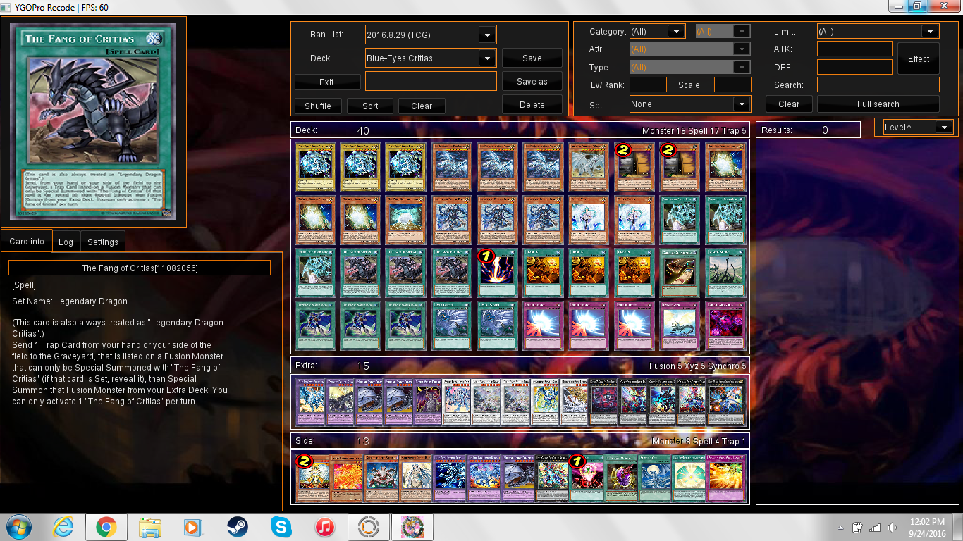 The Deck of Many Things Casual Dueling Alternative BlueEyes Decks