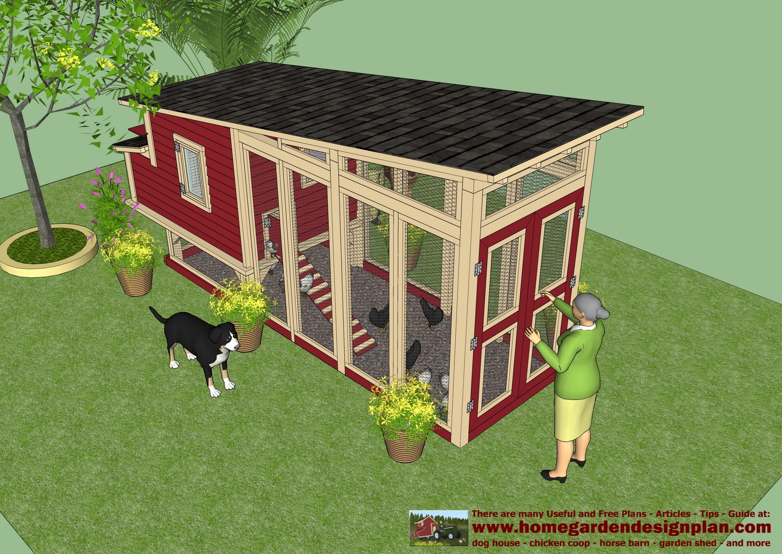 garden plans: M100 - Chicken Coop Plans Construction - Chicken Coop ...
