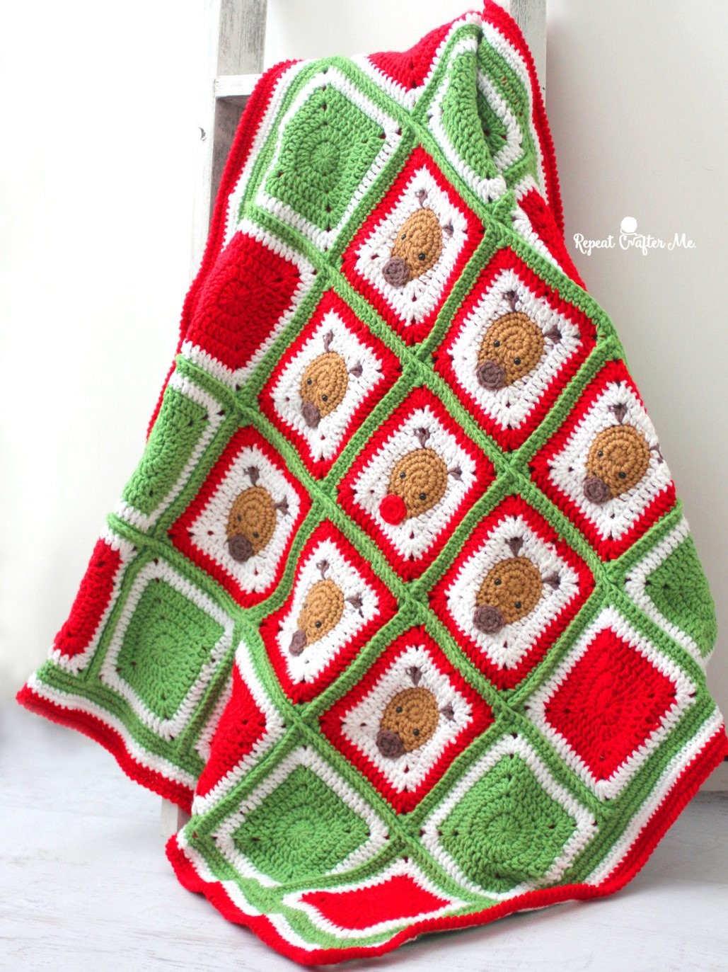 12 Free Crochet Christmas Winter Holidays Blanket, Afghan And Throw