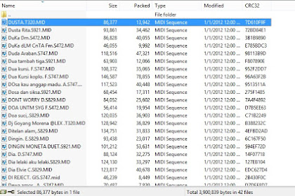 Update Song Sampling List "D" Gratis Download (19feb19)