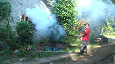 Cegah Penularan DBD di Dukuhkulon, Desa Pituruh, Pemdes Adakan Fogging