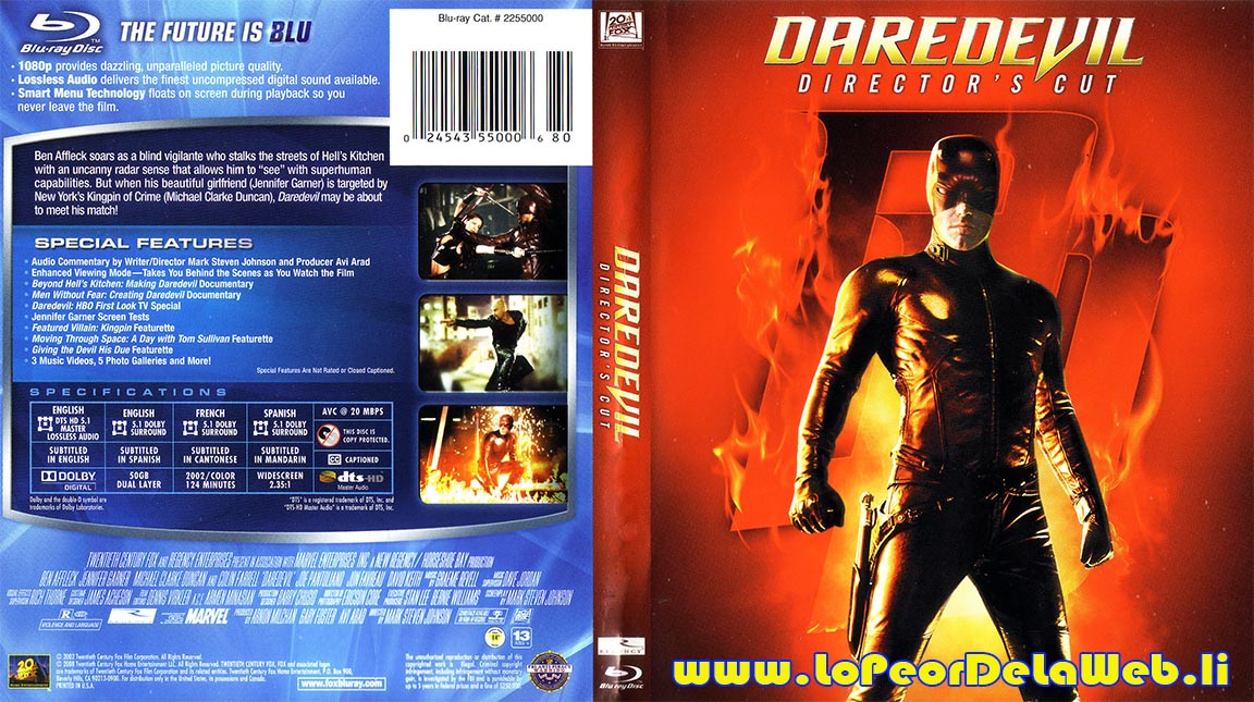 Daredevil (Director's Cut 2003 720p)  B. Affleck - J. Garner