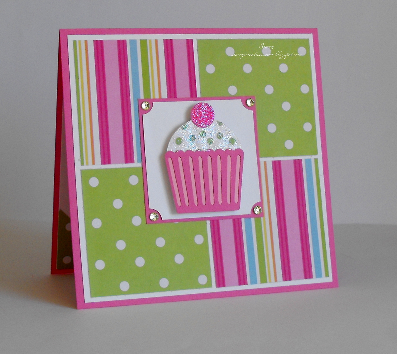 stacey's creative corner birthday card with sketches