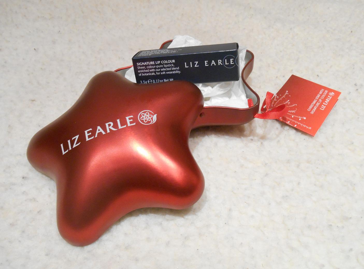 Liz Earle Christmas Star with Signiture Lip Colour Gift Beauty Tips