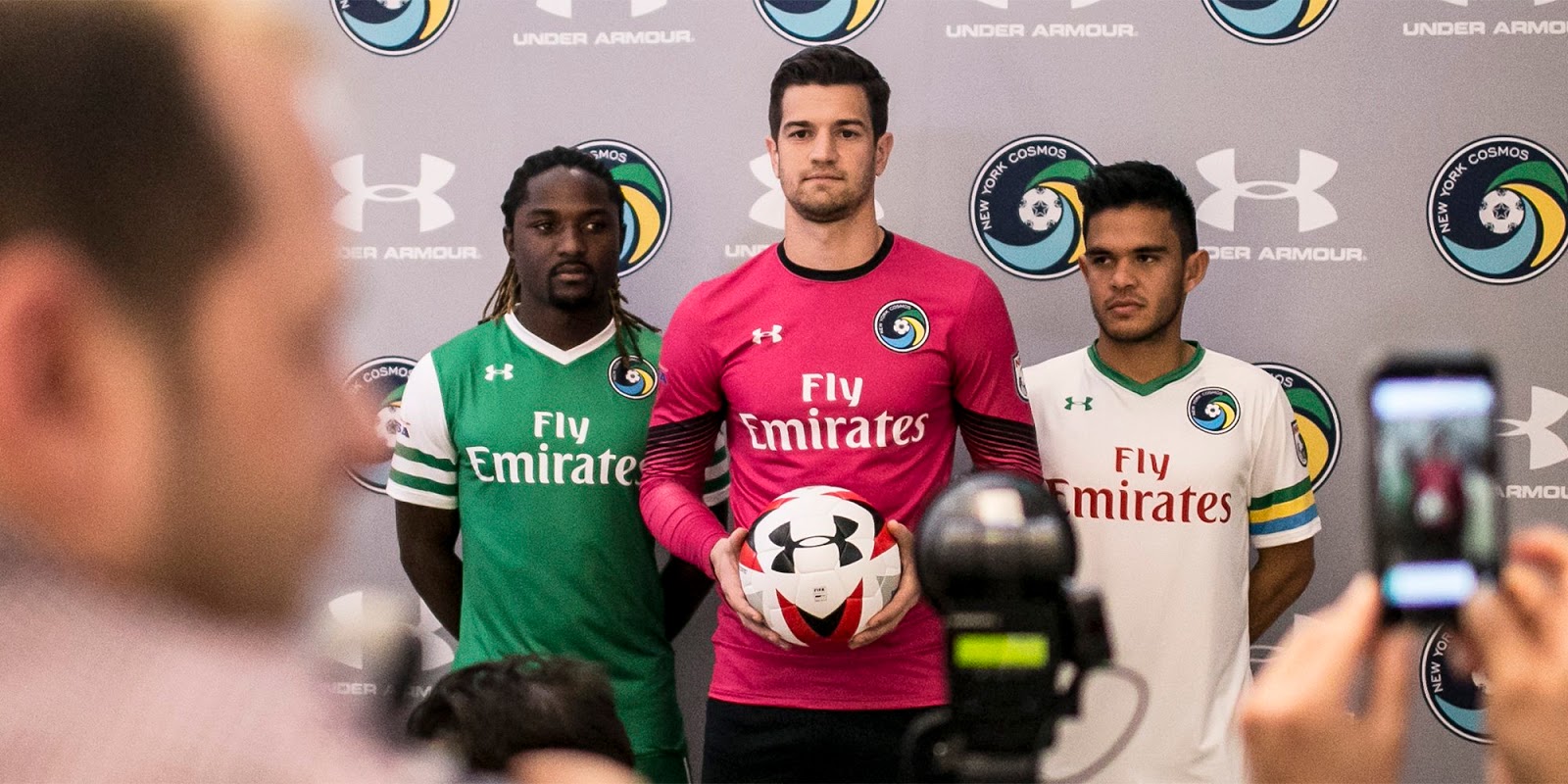 FirstEver Under Armour New York Cosmos Kits Revealed Footy Headlines