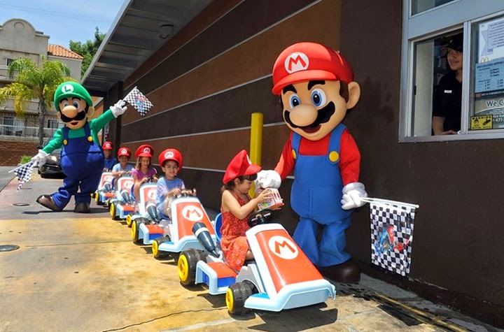 Mario visita Mc Donalds