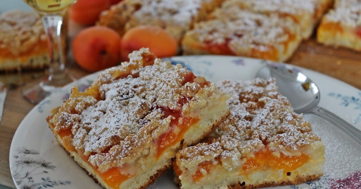 Sophie`s World : Aprikosen-Vanillecreme Streuselkuchen