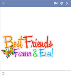 Best friends forever emoticon chat code