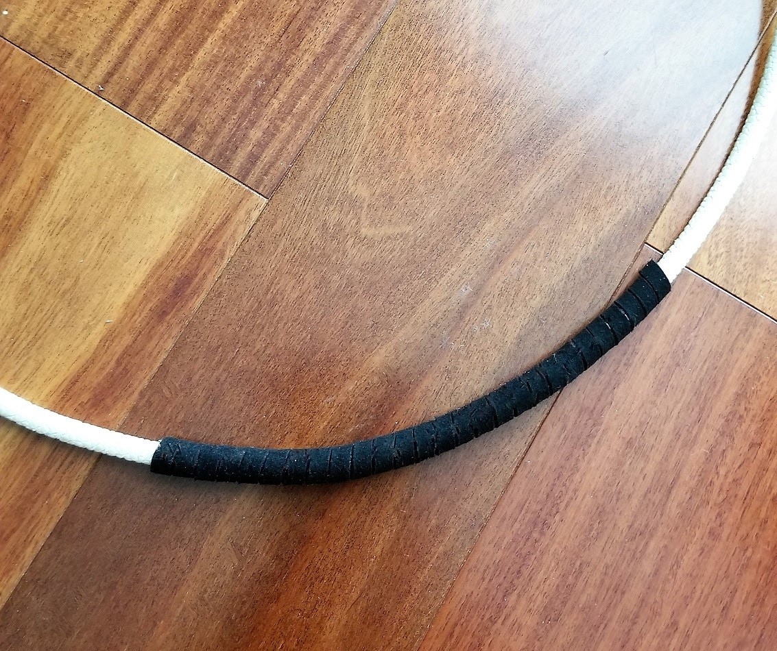 DIY Wrapped Stingray Cord Choker Necklace La Vie en May Petite