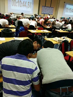 Team round at World Sudoku Championship, Senec 2016
